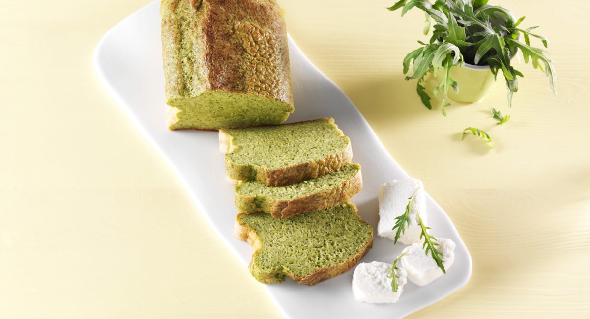 Plumcake di rucola e grana