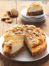 Cheesecake con biscotti di farro, mandorle e miele