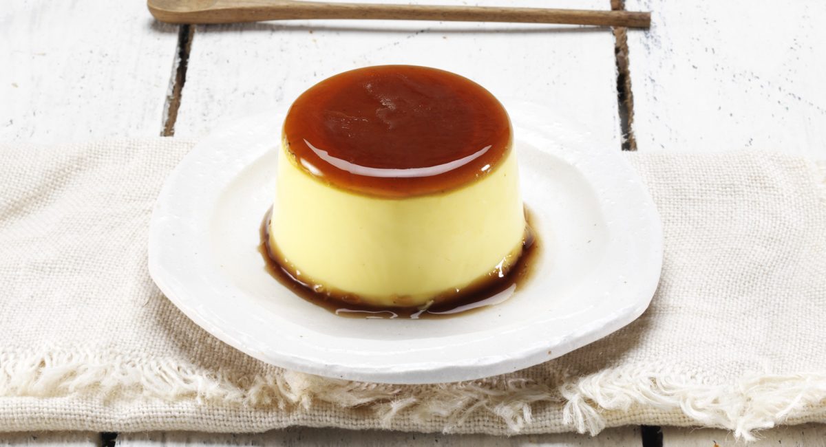 Crème caramel alla bevanda vegetale di riso