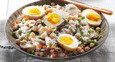 Riso Basmati con uova marinate e verdure