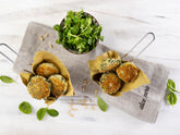 Crocchette di purea di patate e spinaci