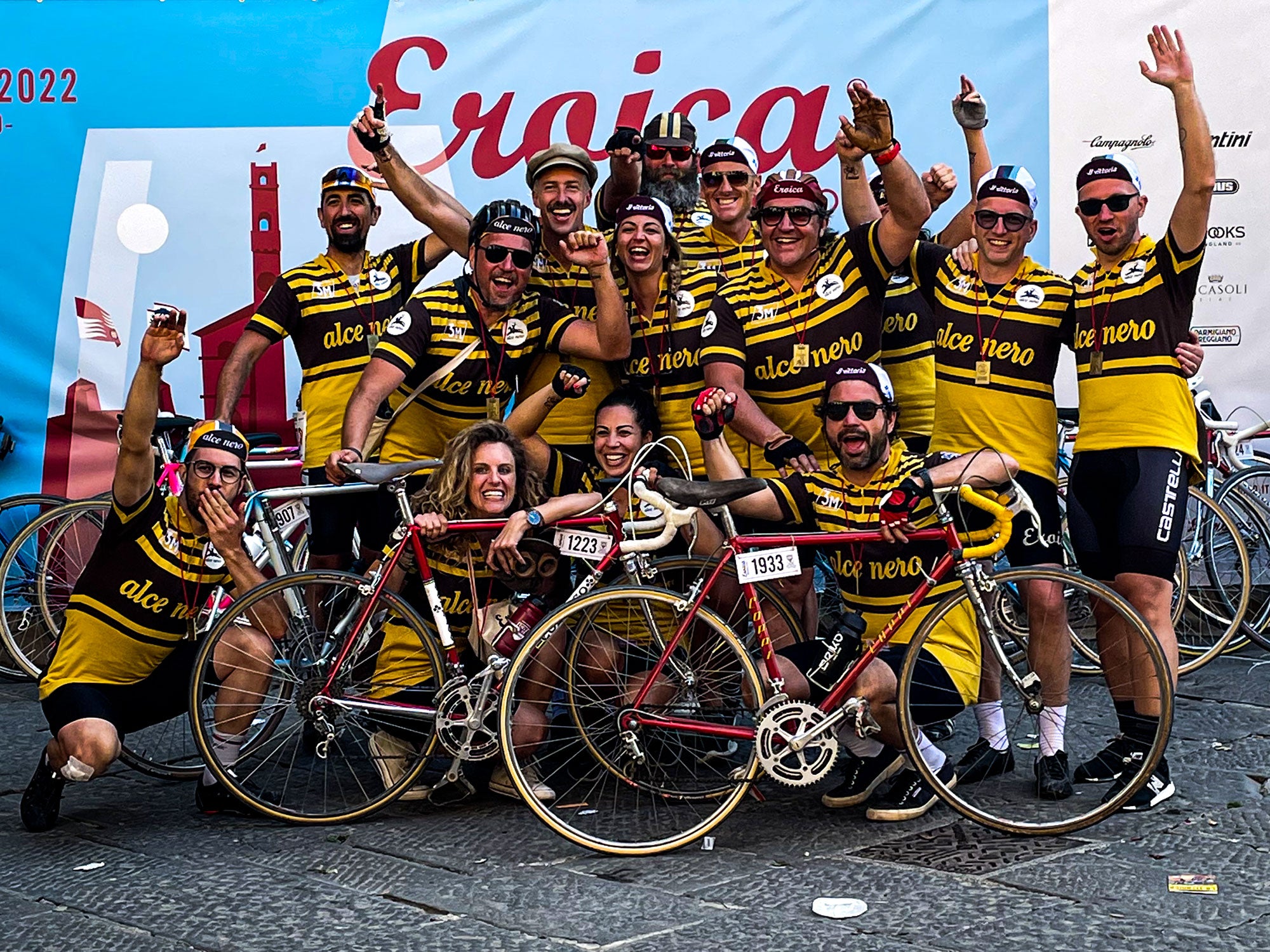 Alce Nero Bike Team a Eroica Gaiole 2022