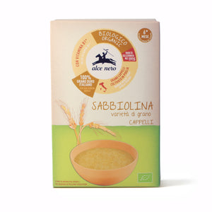 Sabbiolina di grano duro Cappelli biologica 320g - Alce Nero