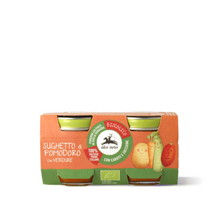 Sughetto di pomodoro con verdure biologico - 2 vasetti 160g - Alce Nero