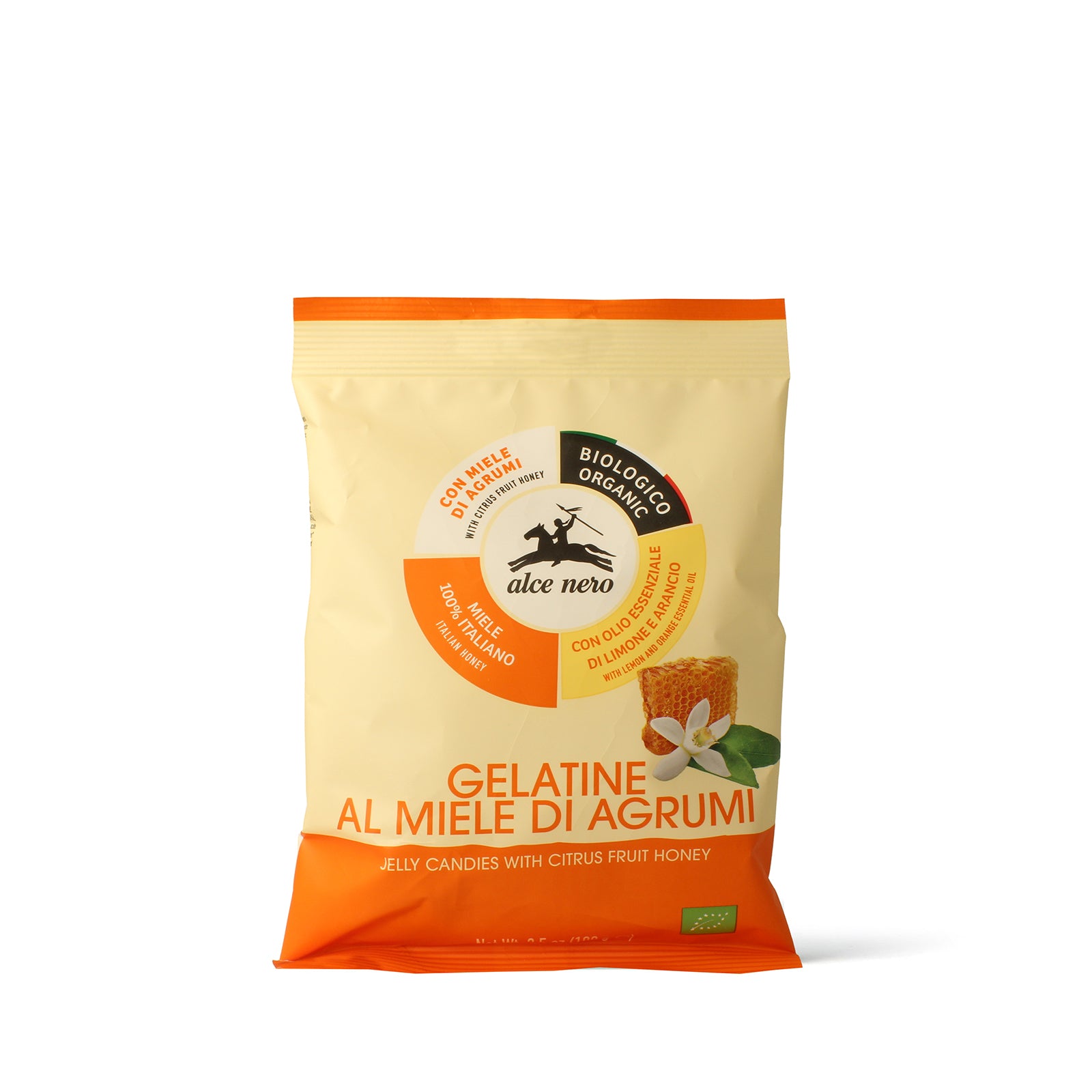 Gelatine al miele di agrumi biologiche 100g - Alce Nero