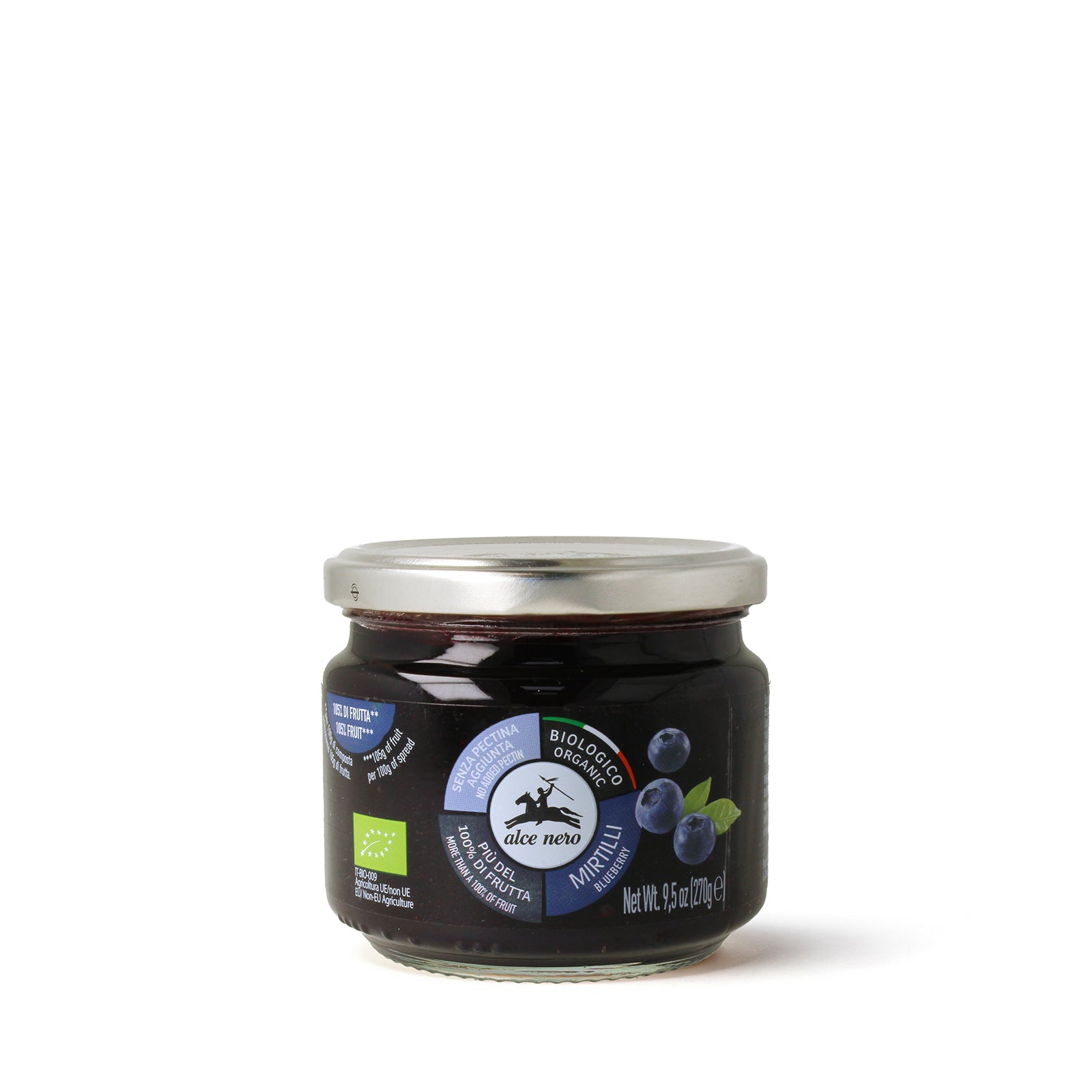 Composta di mirtilli biologica 270g - Alce Nero