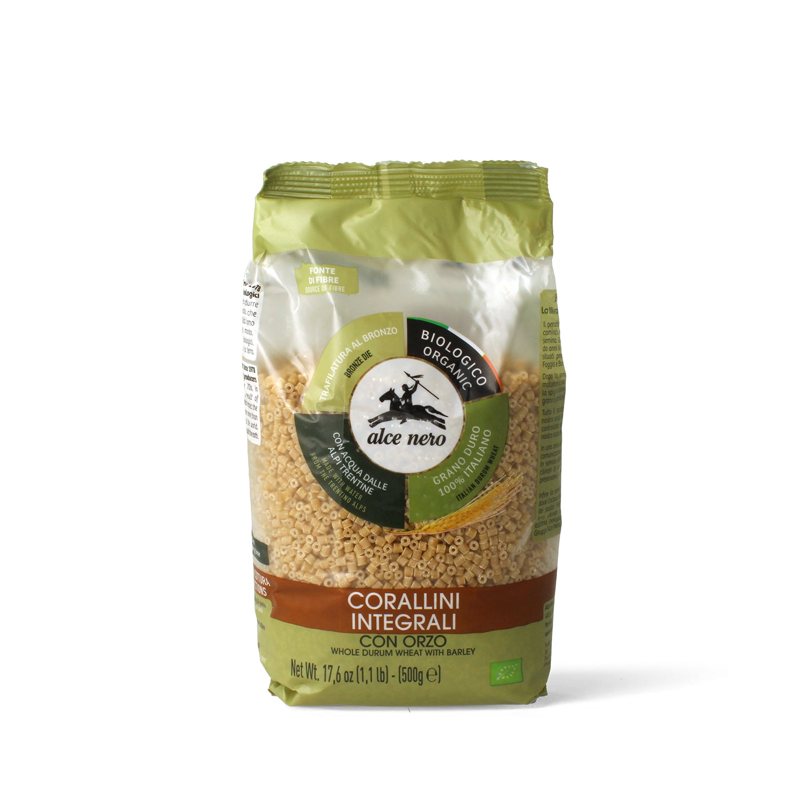 Corallini integrali con orzo biologici 500g - Alce Nero