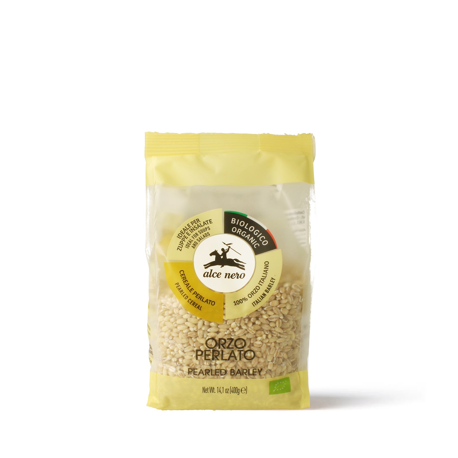 ORZO PERLATO BIO Von Alce Nero – 400 G, Perlende Gerste Aus Biologischem Anbau