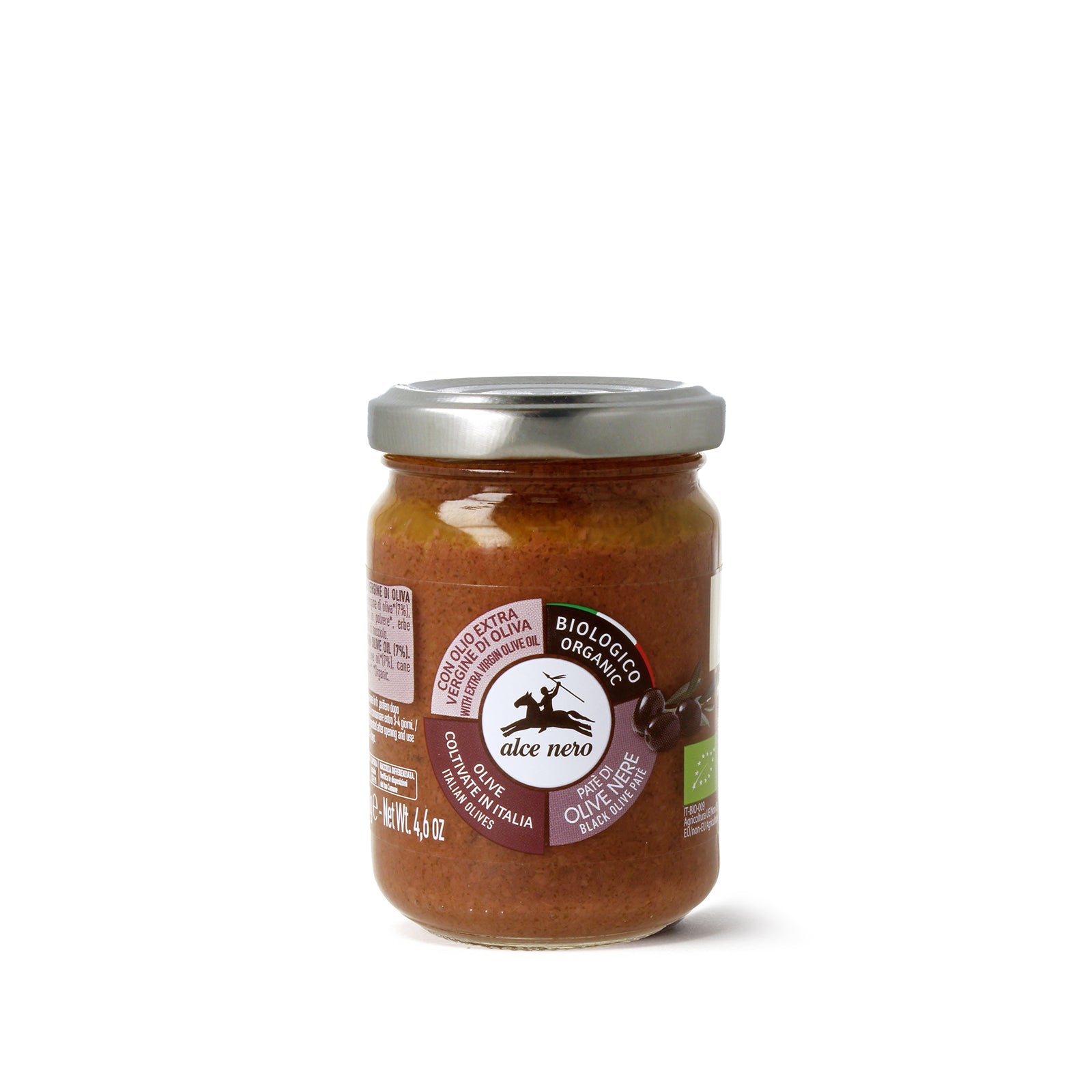 Patè di olive nere biologico 130g - Alce Nero