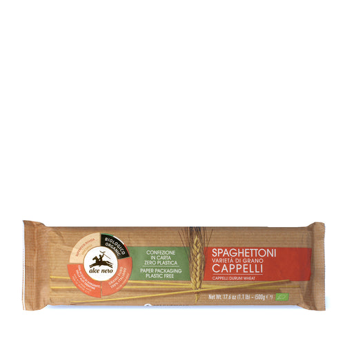 Spaghettoni di grano duro Cappelli biologici 500g - Alce Nero