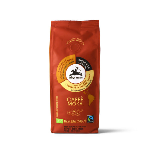 Caffè 100% arabica per moka biologico