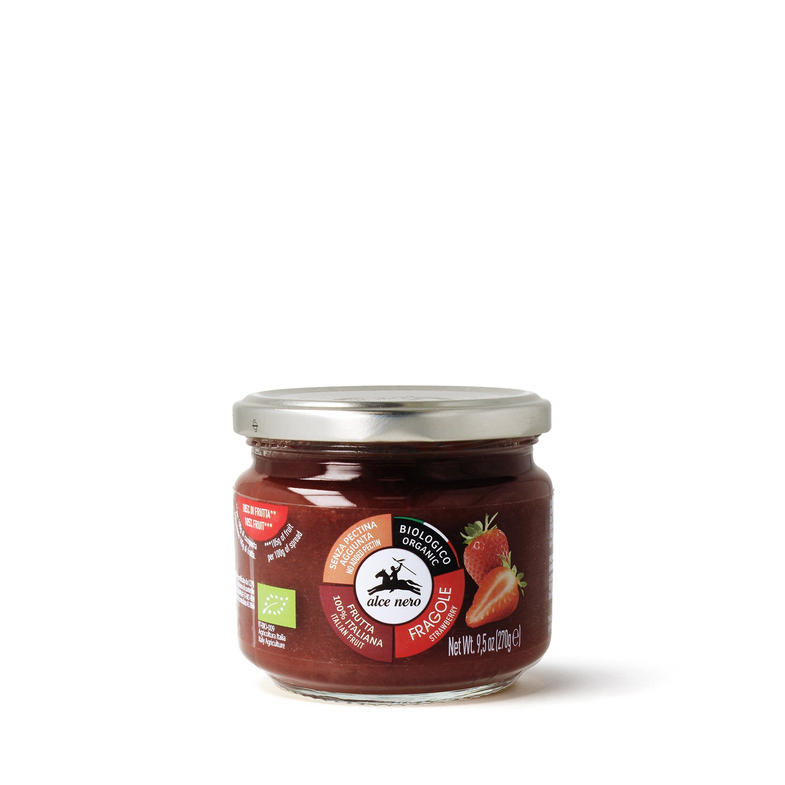 Composta di fragole biologica 270g - Alce Nero