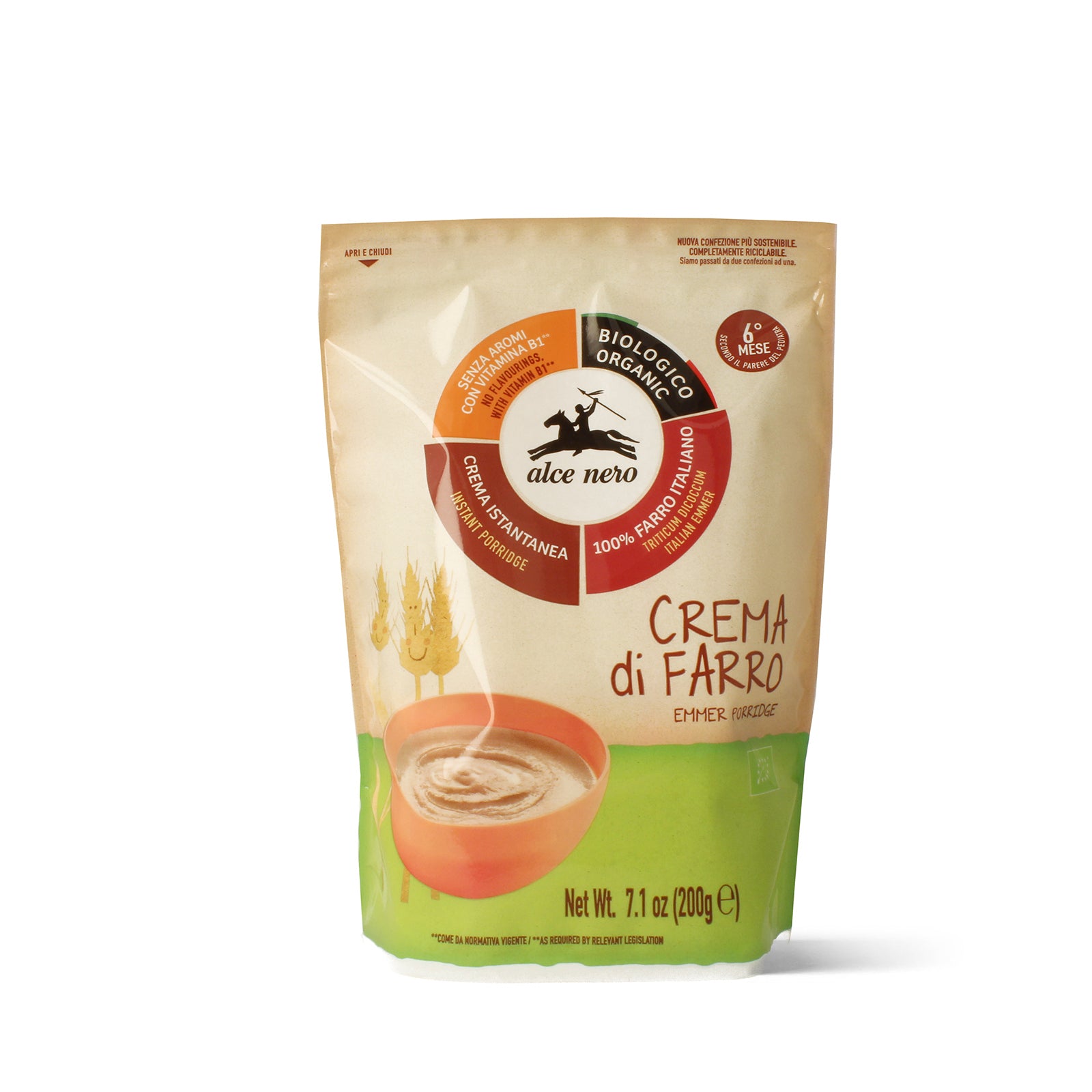 Crema di farro biologica 200g - Alce Nero