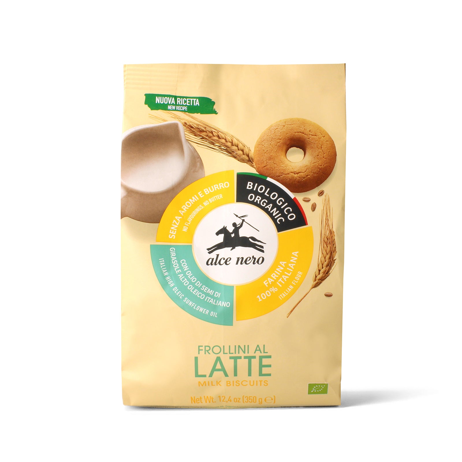Frollini al latte biologici 350g - Alce Nero