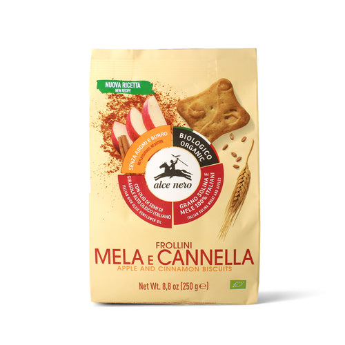 Frollini con mela e cannella biologici 250g - Alce Nero