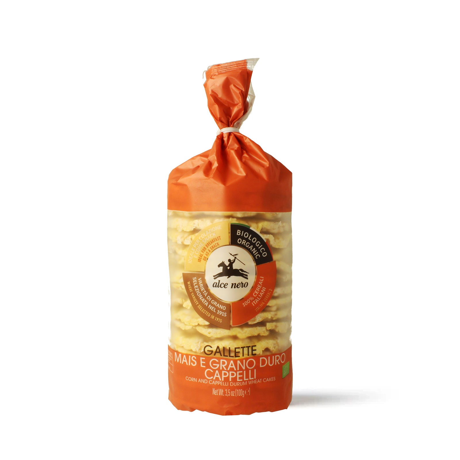 Gallette di mais e grano duro Cappelli biologiche 100g - Alce Nero