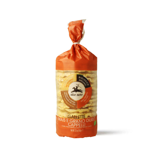 Gallette di mais e grano duro Cappelli biologiche 100g - Alce Nero