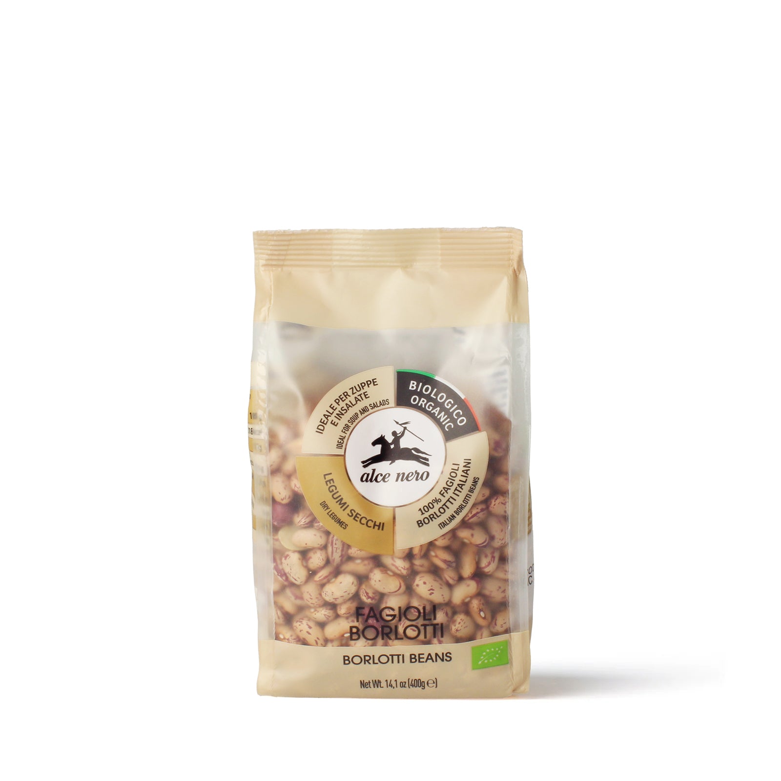 Fagioli borlotti secchi biologici 400g - Alce Nero