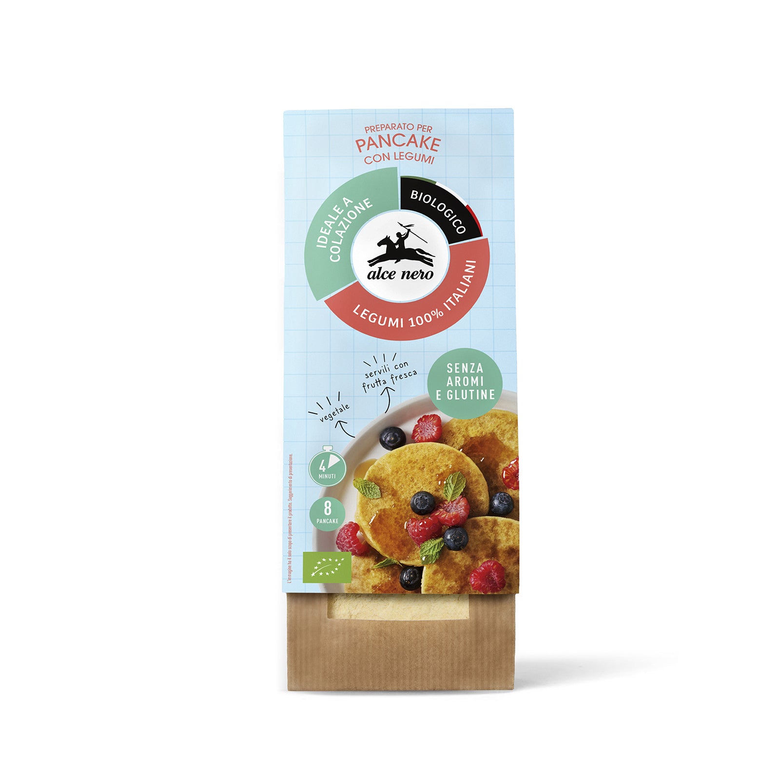 Preparato per Pancake con legumi 120g - Alce Nero