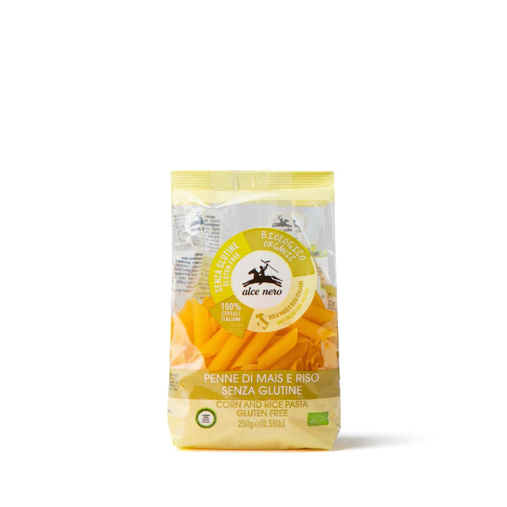 Penne di mais e riso biologiche 250g - Alce Nero