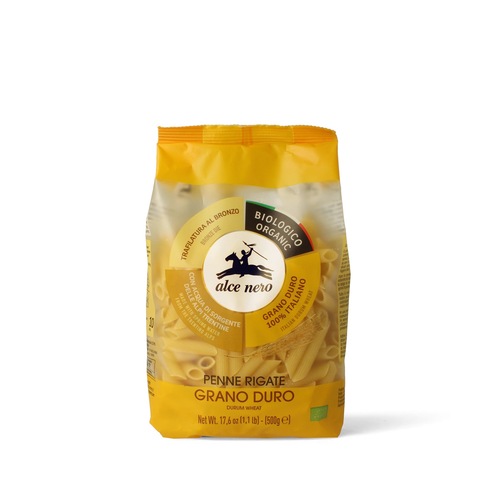 Penne rigate di grano duro biologiche 500g - Alce Nero