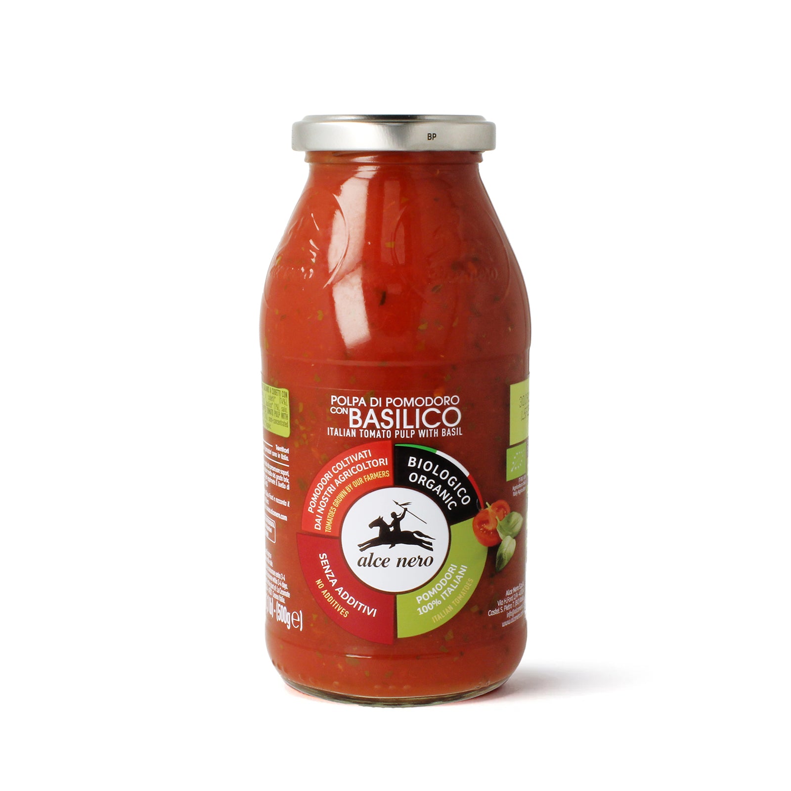 Polpa di pomodoro con basilico biologica 500g - Alce Nero