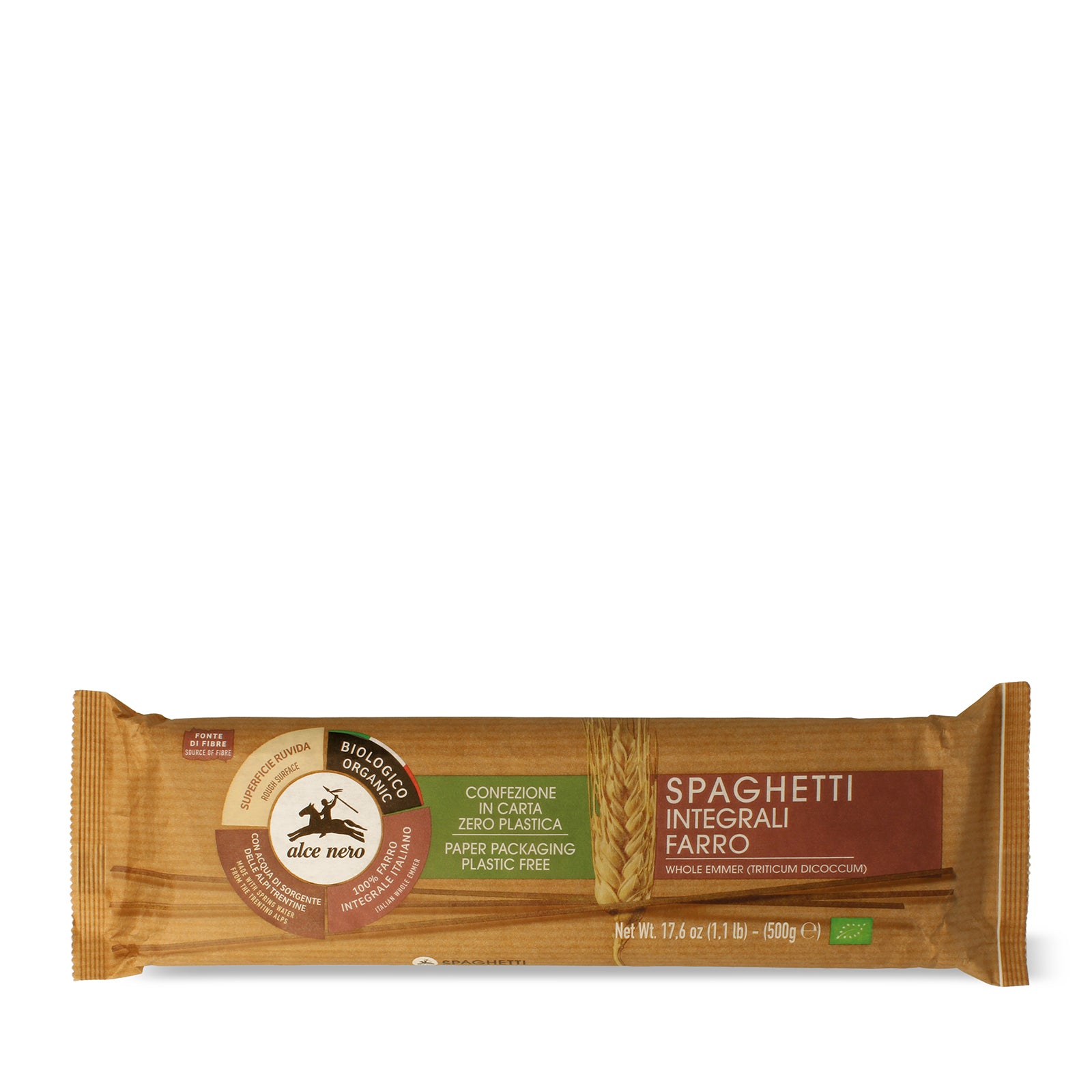 Spaghetti integrali di farro biologici 500g - Alce Nero