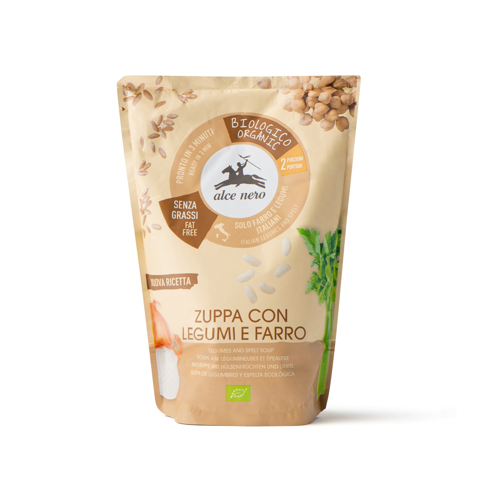 Zuppa con legumi e farro biologica 500g - Alce Nero