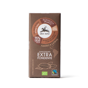 Cioccolato extra fondente 75% biologico 100g - Alce Nero