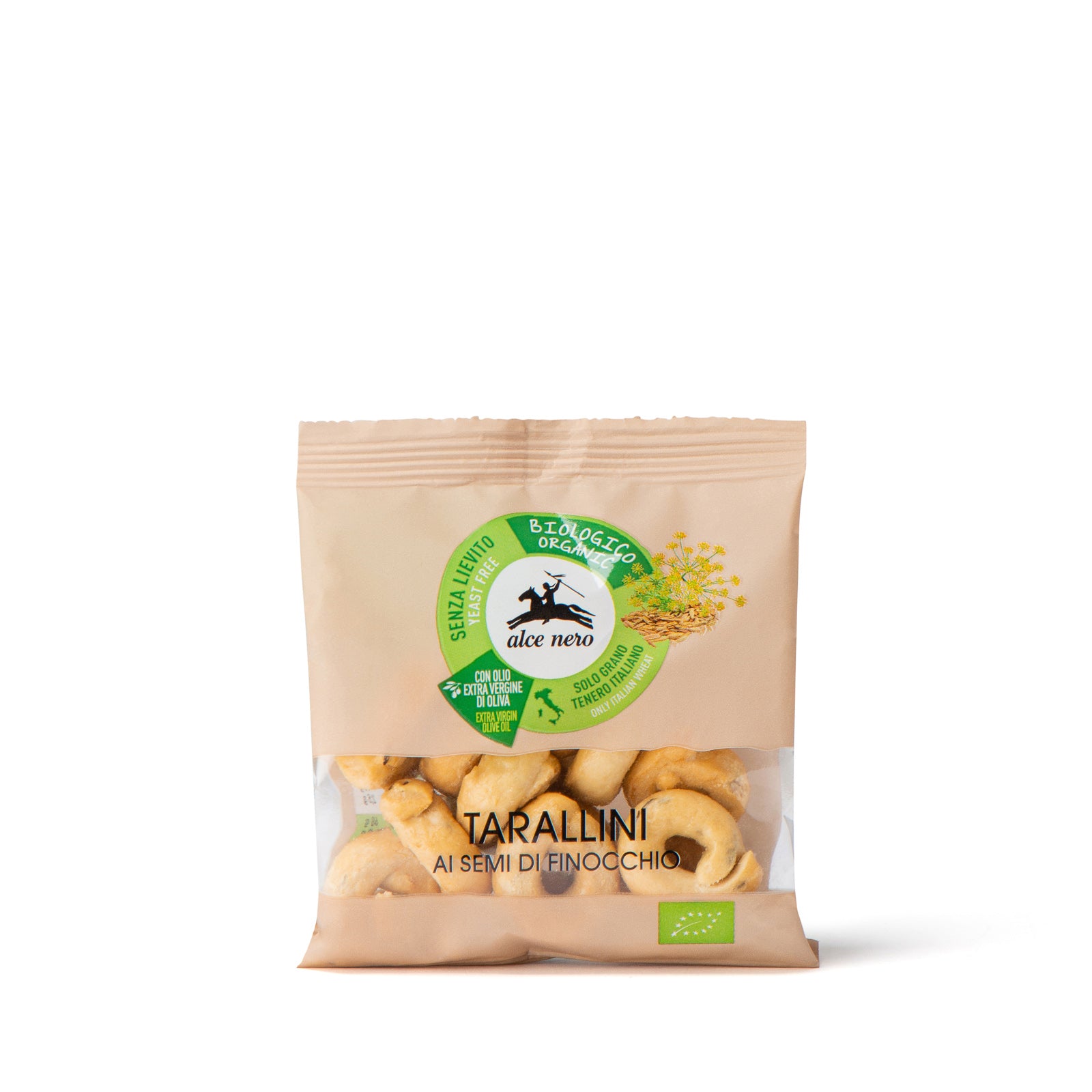 Tarallini ai semi di finocchio biologici 40g - Alce Nero