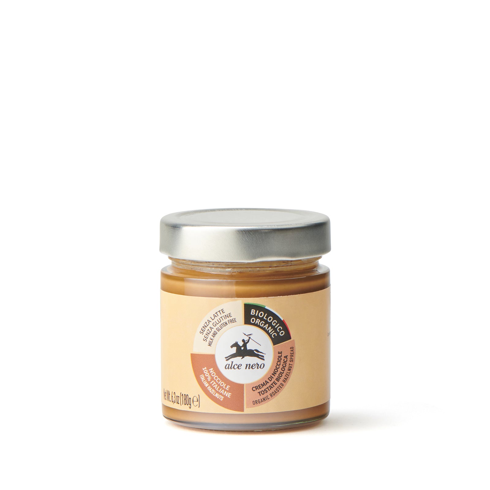 Crema spalmabile di nocciole biologica 180g - Alce Nero