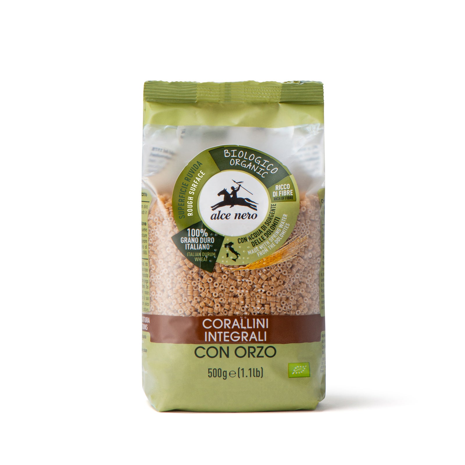 Corallini integrali con orzo biologici 500g - Alce Nero
