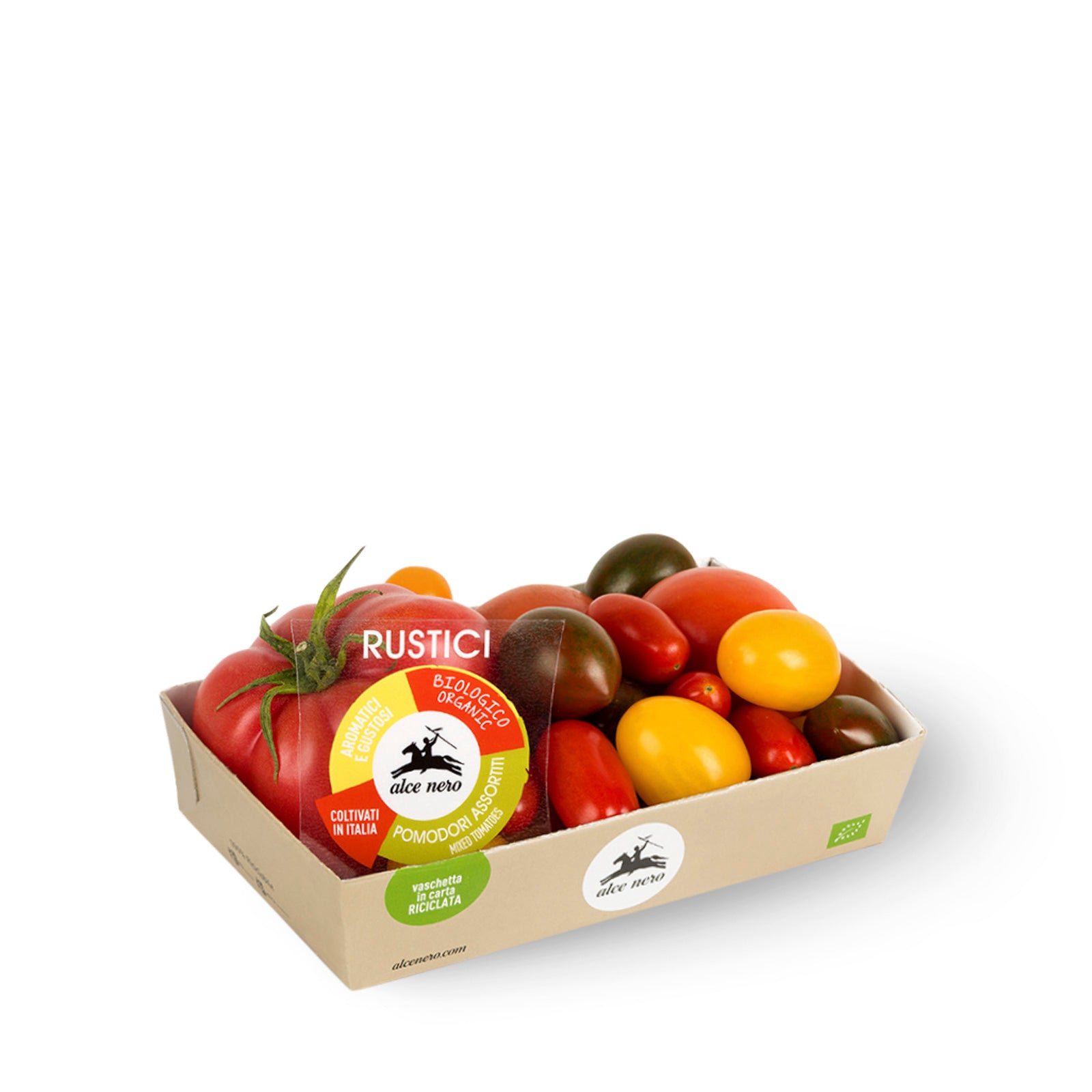 Rustici - pomodori assortiti biologici 650g - Alce Nero