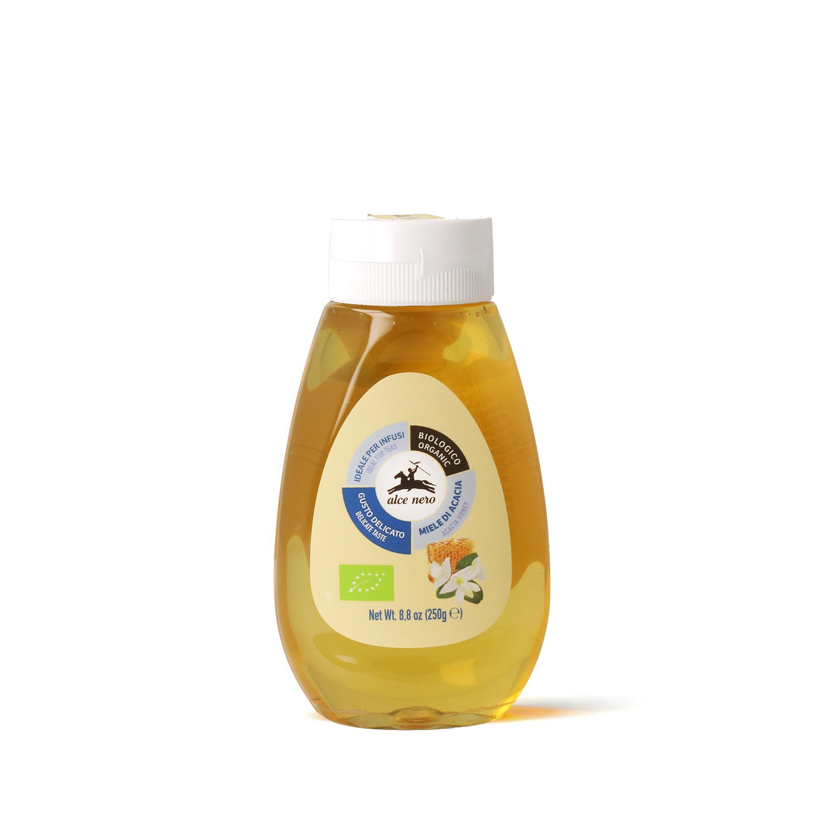 Miele di acacia biologico in dosatore 250g - Alce Nero