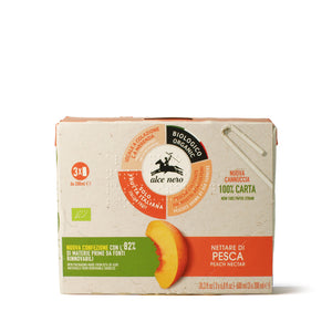 Nettare di pesca biologico - 3 brik 600g - Alce Nero