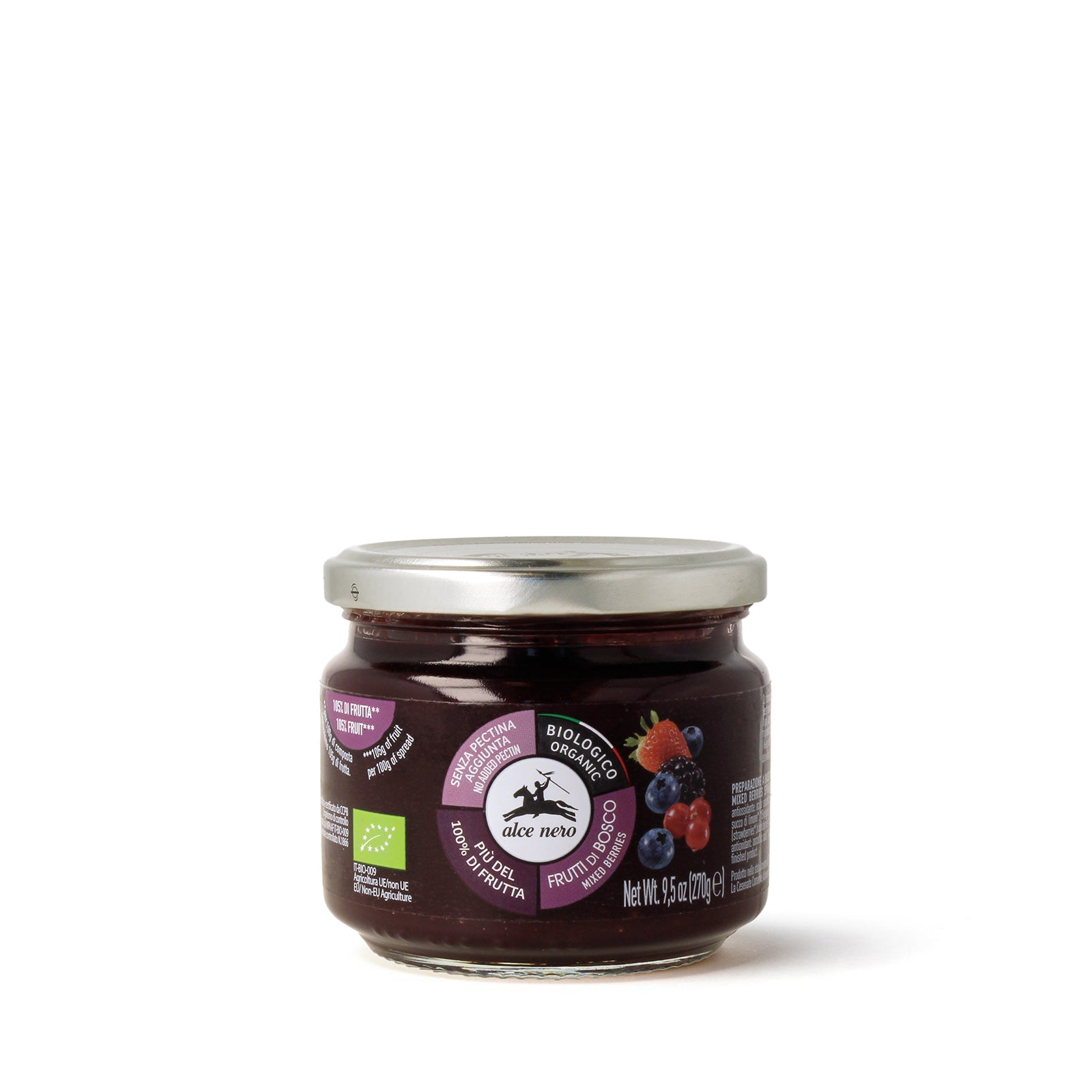 Composta di frutti di bosco biologica 270g - Alce Nero