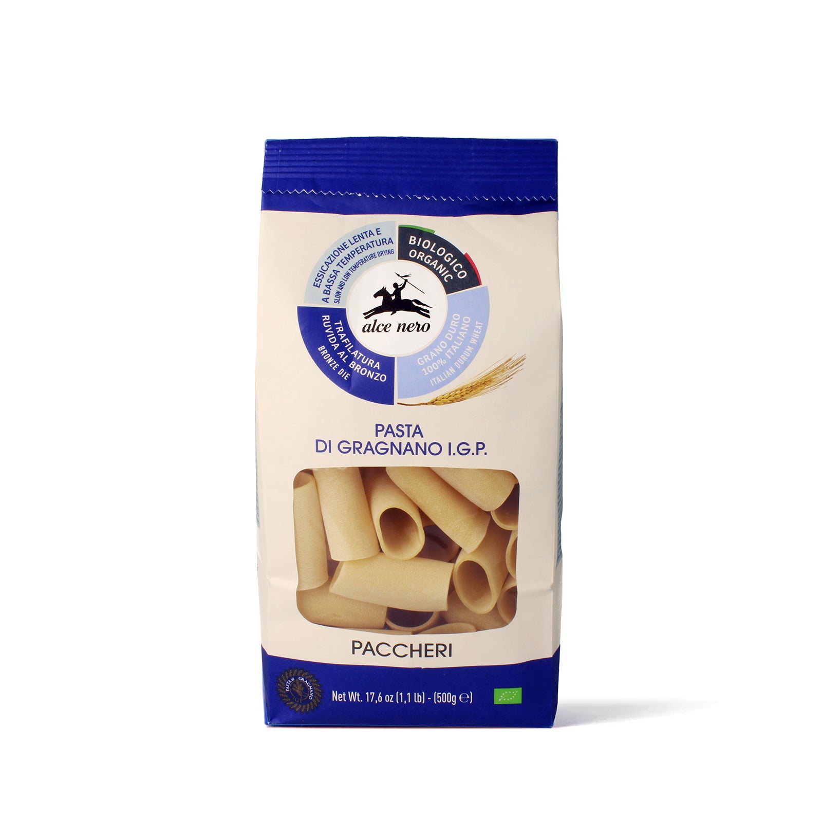Paccheri di Gragnano I.G.P. biologici 500g - Alce Nero