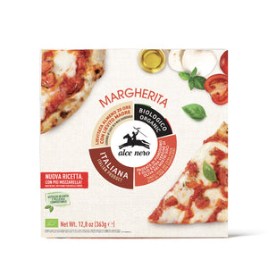 Pizza margherita surgelata biologica