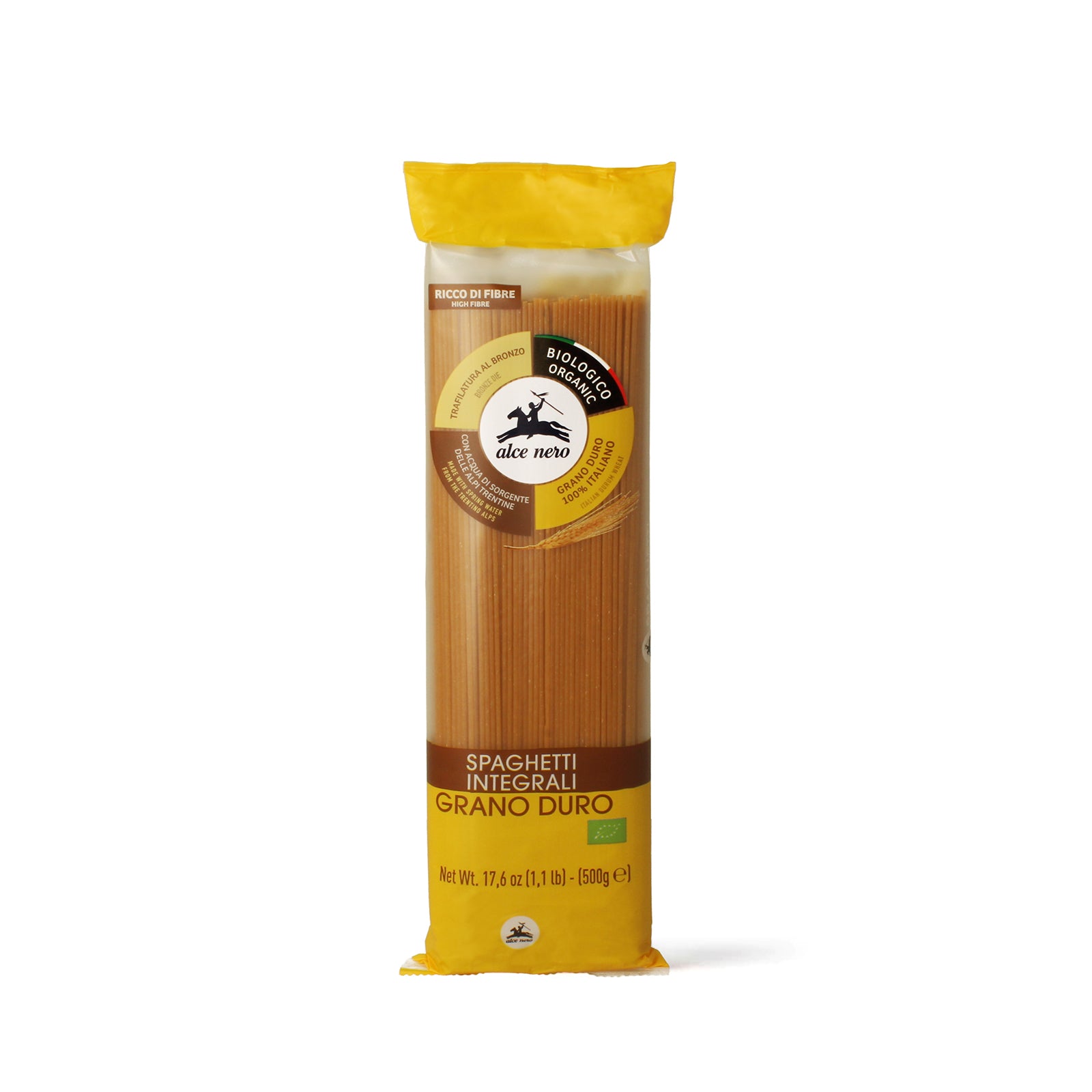Spaghetti integrali di grano duro biologici 500g - Alce Nero